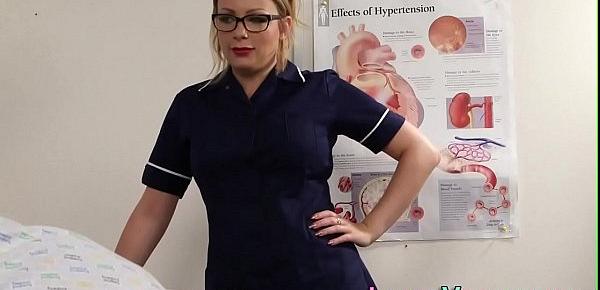  Busty nurse in uniform